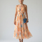 Elin | Abito Midi con Collo All'Americana