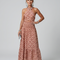 Amira | Abito Midi con Stampa Geometrica e Cutout
