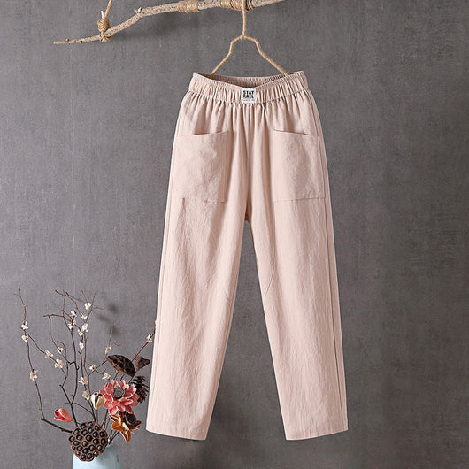 Alyra - Pantaloni Relaxed con Tasche