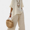 Drevon | Set in lino naturale